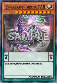 Enneacraft - Archa.TAIL, Yu-Gi-Oh! card, LIGHT