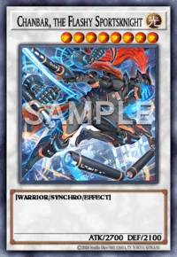 Chanbar, the Flashy Sportsknight, Yu-Gi-Oh! card, LIGHT