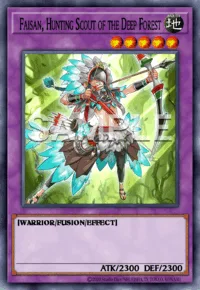 Faisan, Hunting Scout of the Deep Forest, Yu-Gi-Oh! card, EARTH