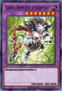 Chevreuil, Hunting Scout of the Deep Forest, Yu-Gi-Oh! card, EARTH