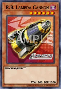 R.B. Lambda Cannon, Yu-Gi-Oh! card, DARK