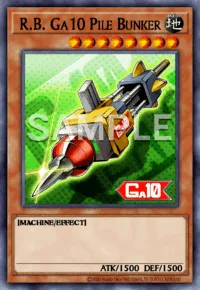R.B. Ga10 Pile Bunker, Yu-Gi-Oh! card, EARTH