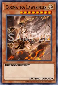 Dogmatika Lawbringer, Yu-Gi-Oh! card, LIGHT
