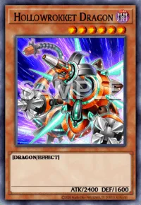 Hollowrokket Dragon, Yu-Gi-Oh! card, DARK