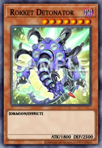 Rokket Detonator, Yu-Gi-Oh! card, DARK
