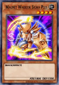 Magnet Warrior Sigma Plus, Yu-Gi-Oh! card, EARTH