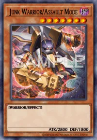 Junk Warrior/Assault Mode, Yu-Gi-Oh! card, DARK