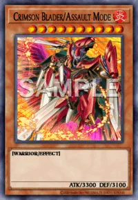 Crimson Blader/Assault Mode, Yu-Gi-Oh! card, FIRE