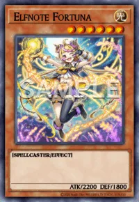 Elfnote Fortuna, Yu-Gi-Oh! card, LIGHT