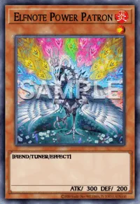 Elfnote Power Patron, Yu-Gi-Oh! card, FIRE