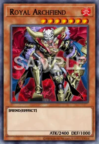 Royal Archfiend, Yu-Gi-Oh! card, FIRE