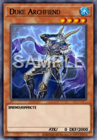 Duke Archfiend, Yu-Gi-Oh! card, WATER