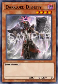 Darklord Djehuty, Yu-Gi-Oh! card, DARK