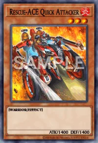Rescue-ACE Quick Attacker, Yu-Gi-Oh! card, FIRE