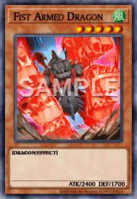 Fist Armed Dragon, Yu-Gi-Oh! card, WIND