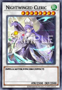 Nightwinged Cleric, Yu-Gi-Oh! card, WIND