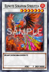 Elfnote Seraphim Strelitzia, Yu-Gi-Oh! card, FIRE