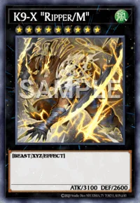 K9-X "Ripper/M", Yu-Gi-Oh! card, WIND