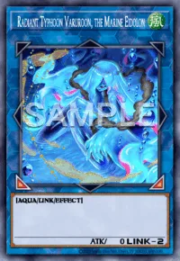 Radiant Typhoon Varuroon, the Marine Eidolon, Yu-Gi-Oh! card, WIND