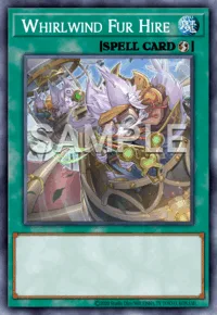 Whirlwind Fur Hire, Yu-Gi-Oh! card, SPELL
