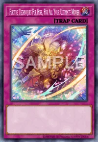 Furtive Techniques Fur Hire, Fur All Your Ultimate Moves, Yu-Gi-Oh! card, TRAP