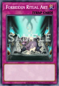 Forbidden Ritual Art, Yu-Gi-Oh! card, TRAP