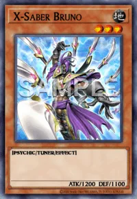 X-Saber Bruno, Yu-Gi-Oh! card, EARTH