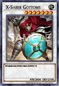 X-Saber Gottoms, Yu-Gi-Oh! card, EARTH
