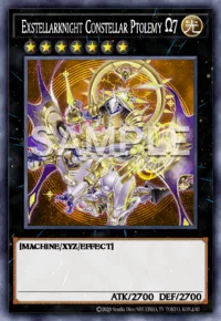 Exstellarknight Constellar Ptolemy Ω7, Yu-Gi-Oh! card, LIGHT
