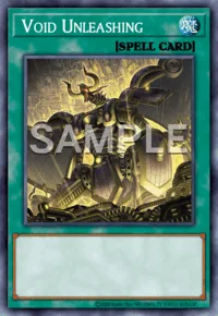 Void Unleashing, Yu-Gi-Oh! card, SPELL