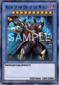 Ruler of the End of the World, Yu-Gi-Oh! card, DARK