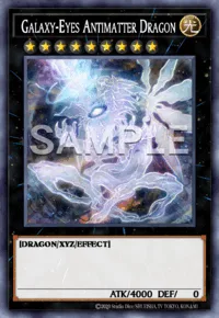 Galaxy-Eyes Antimatter Dragon, Yu-Gi-Oh! card, LIGHT