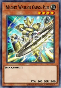 Magnet Warrior Omega Plus, Yu-Gi-Oh! card, EARTH