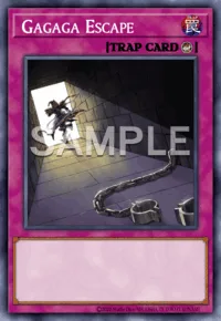 Gagaga Escape, Yu-Gi-Oh! card, TRAP