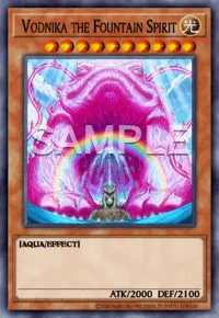 Vodnika the Fountain Spirit, Yu-Gi-Oh! card, LIGHT