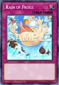 Rain of Frogs, Yu-Gi-Oh! card, TRAP