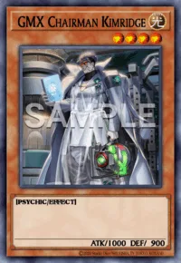 GMX Chairman Kimridge, Yu-Gi-Oh! card, LIGHT