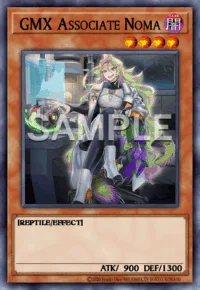 GMX Associate Noma, Yu-Gi-Oh! card, DARK