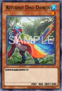 Returned Dino Daneen, Yu-Gi-Oh! card, WATER