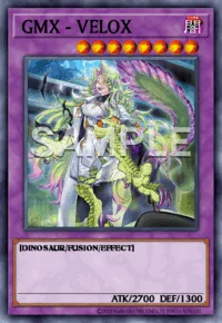 GMX - VELOX, Yu-Gi-Oh! card, DARK