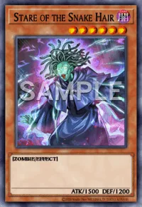 Stare of the Snake Hair, Yu-Gi-Oh! card, DARK
