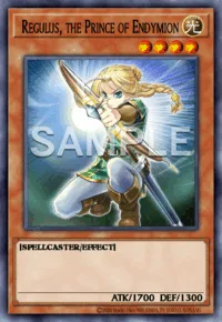 Regulus, the Prince of Endymion, Yu-Gi-Oh! card, LIGHT