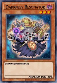 Darkness Resonator, Yu-Gi-Oh! card, DARK