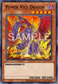 Power Vice Dragon, Yu-Gi-Oh! card, DARK