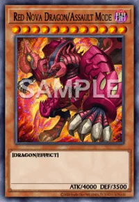 Red Nova Dragon/Assault Mode, Yu-Gi-Oh! card, DARK