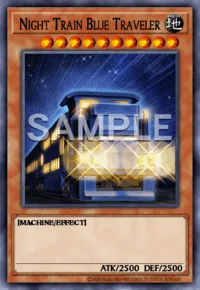 Night Train Blue Traveler, Yu-Gi-Oh! card, EARTH