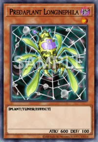 Predaplant Longinephila, Yu-Gi-Oh! card, DARK