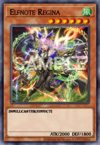 Elfnote Regina, Yu-Gi-Oh! card, WIND