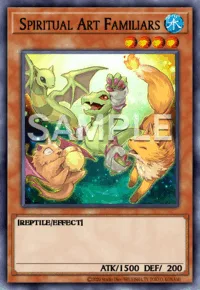 Spiritual Art Familiars, Yu-Gi-Oh! card, WATER