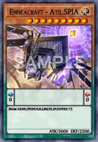 Enneacraft - Atil.SPIA, Yu-Gi-Oh! card, LIGHT